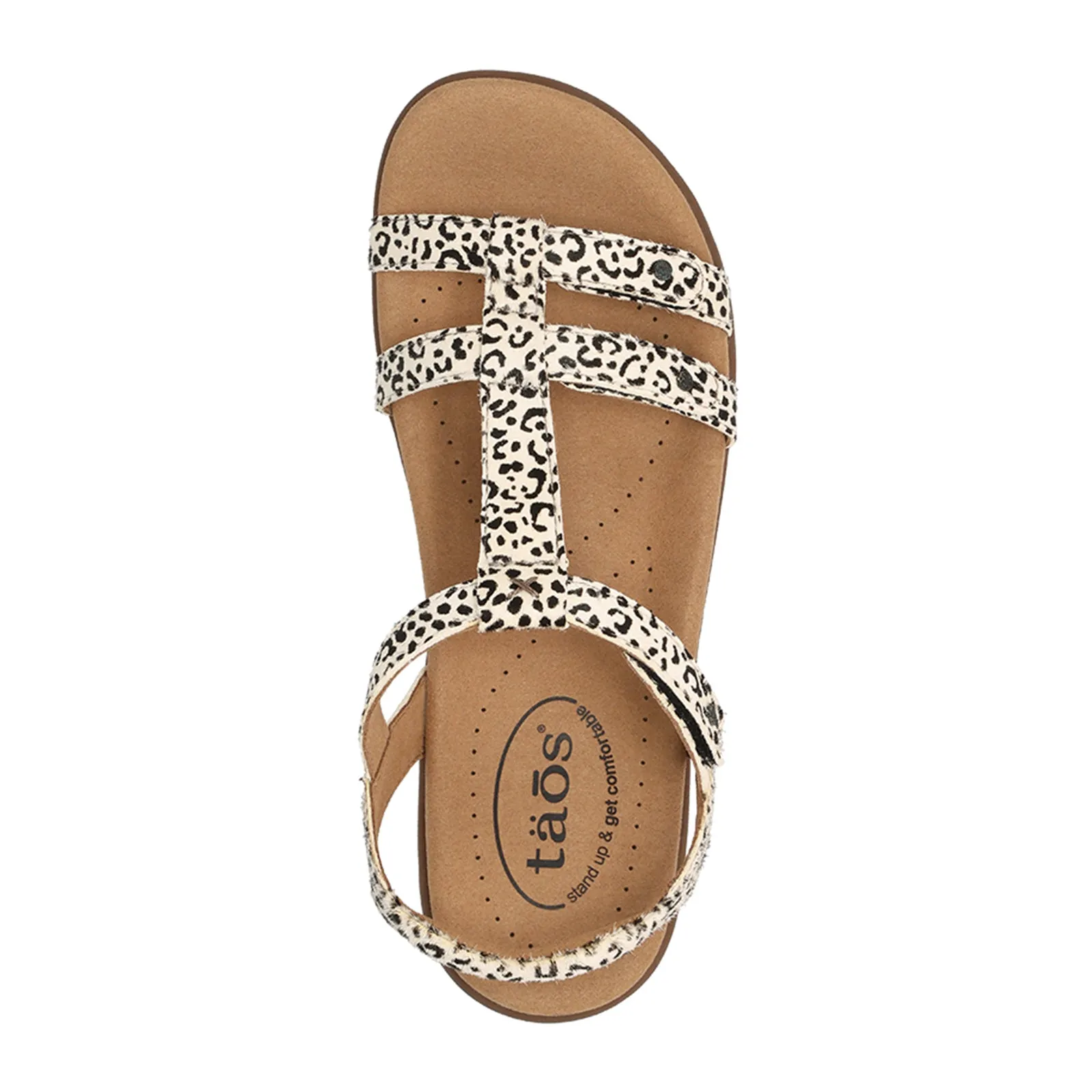 Taos Trophy 2 Backstrap Sandal (Women) - Black/White Cheetah Multi