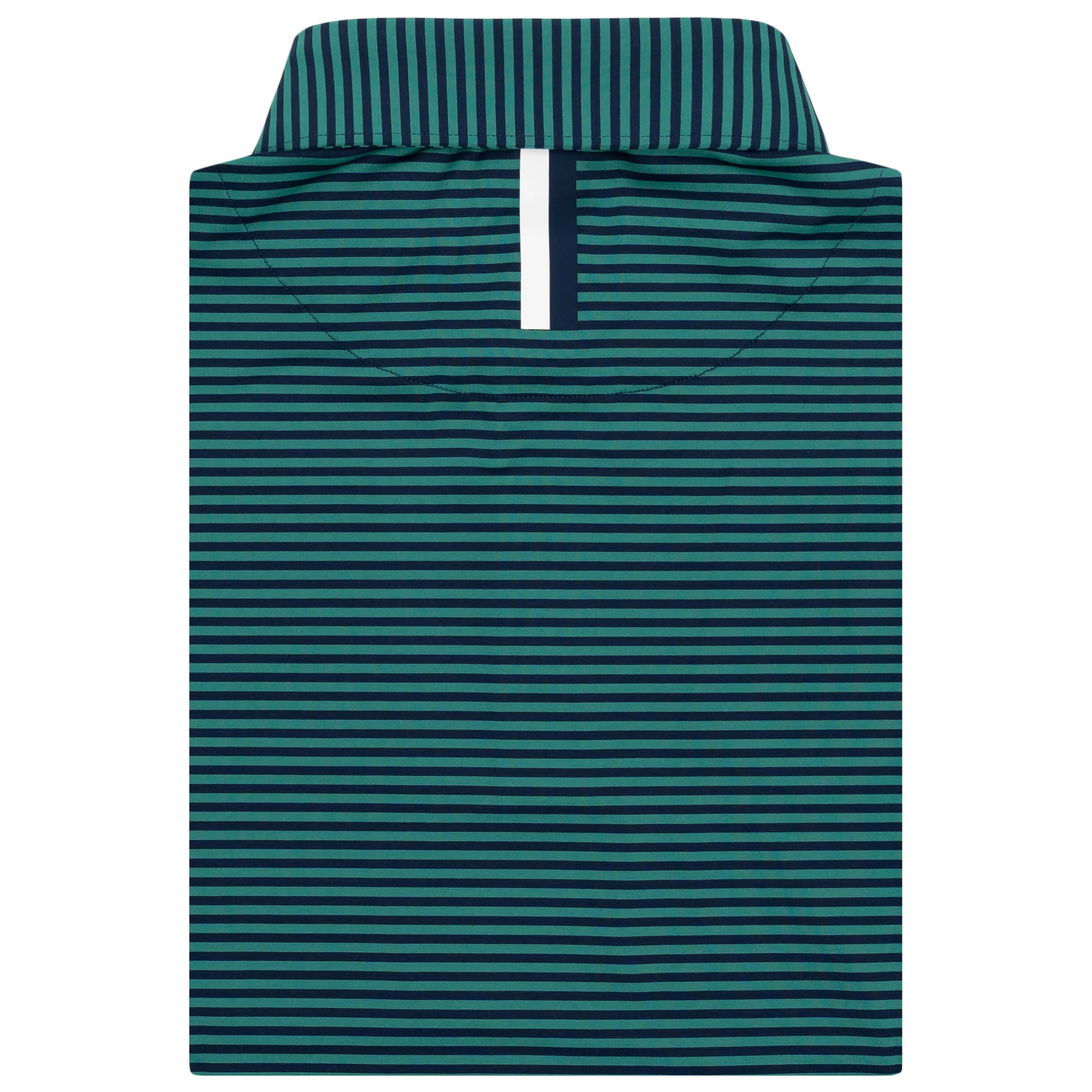 The Birdie Stripe | Performance Polo | The Birdie Stripe - Leaf Green/Fleet Navy
