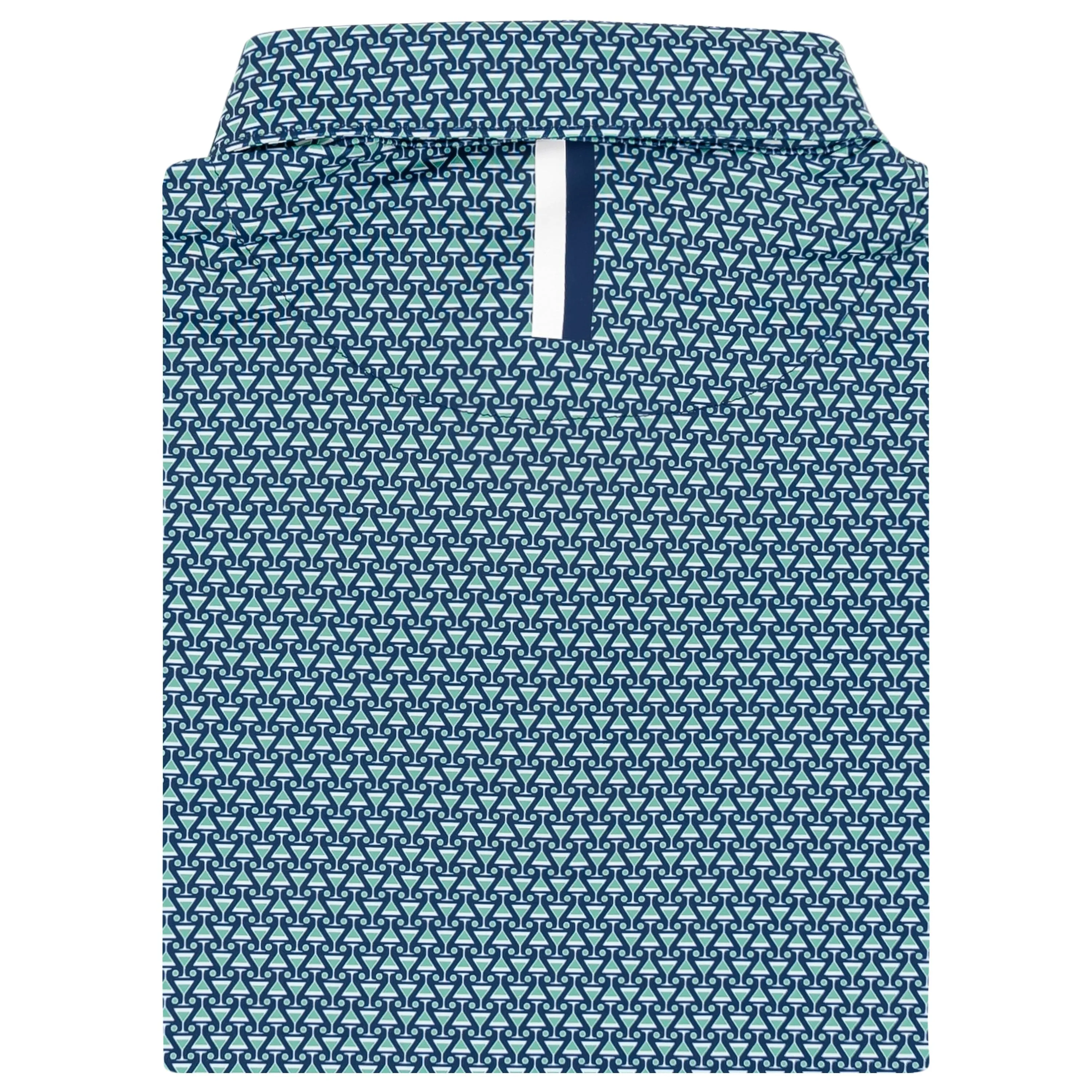 The Shaken | Performance Polo | The Shaken - Fleet Navy/Viper Green