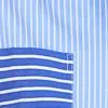Tie-Back Stripe Button-Down Shirt