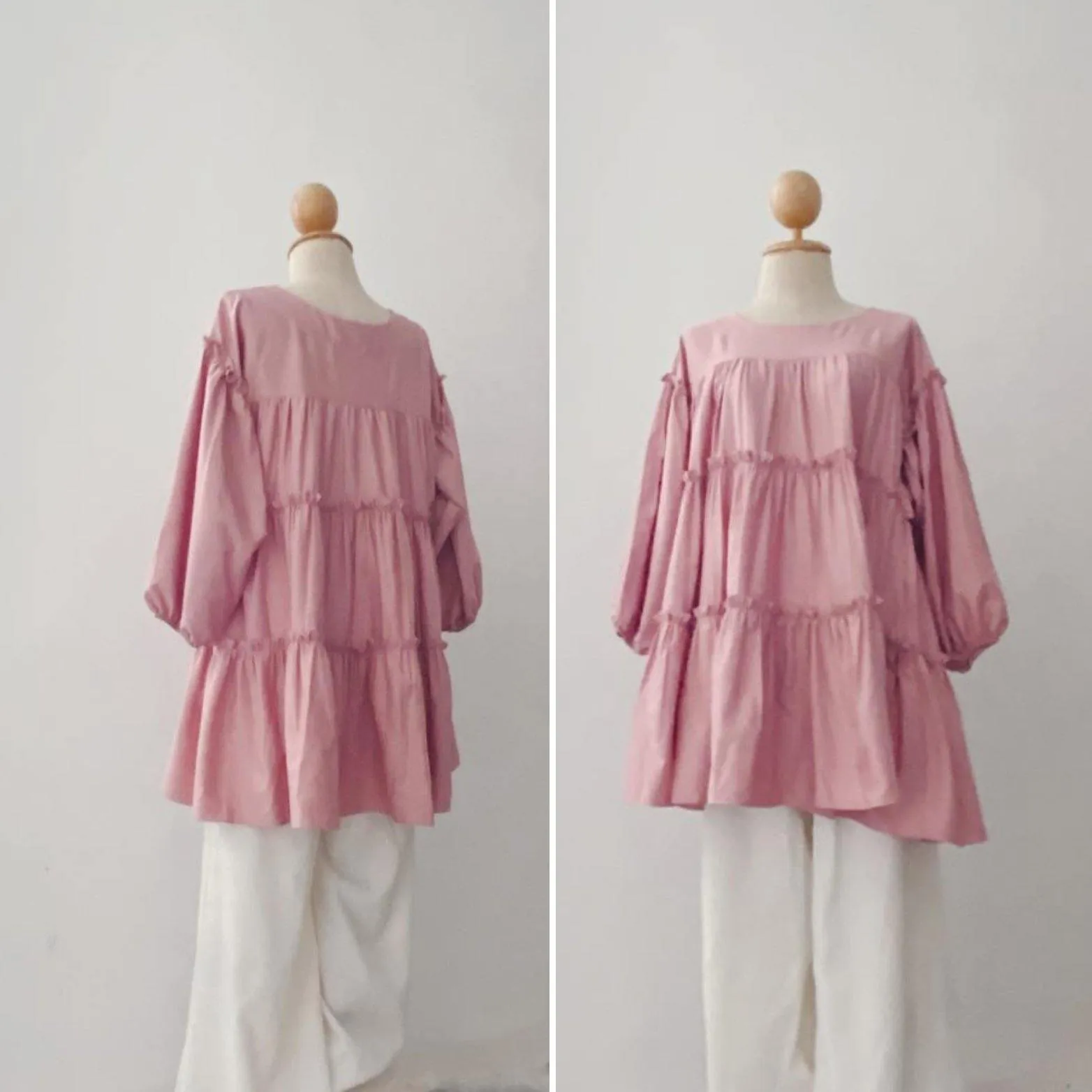 TIERED RUFFLE TOP