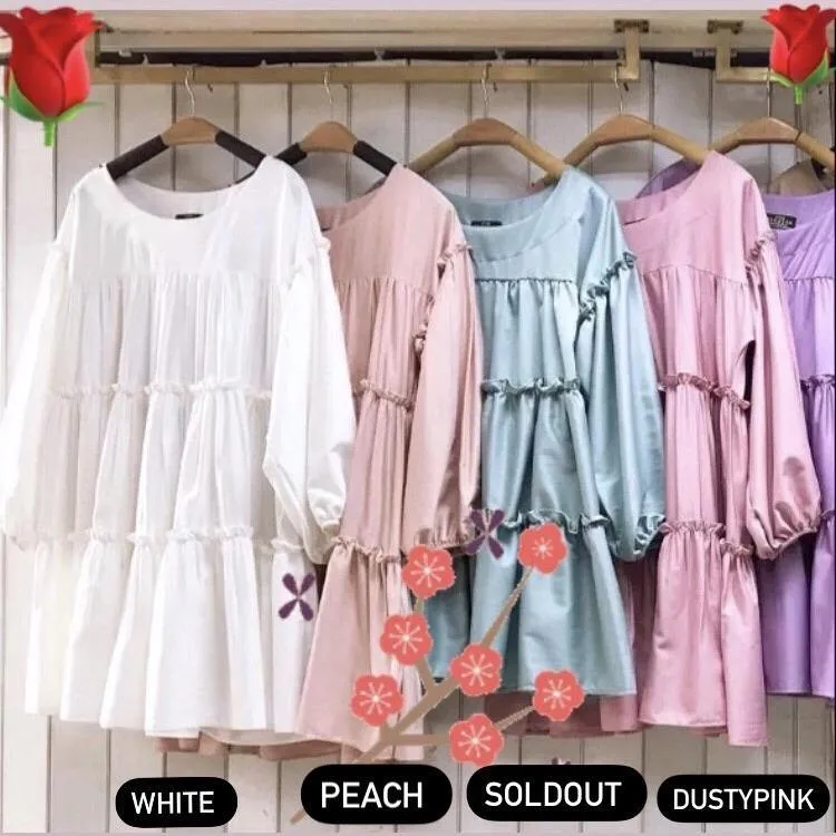TIERED RUFFLE TOP