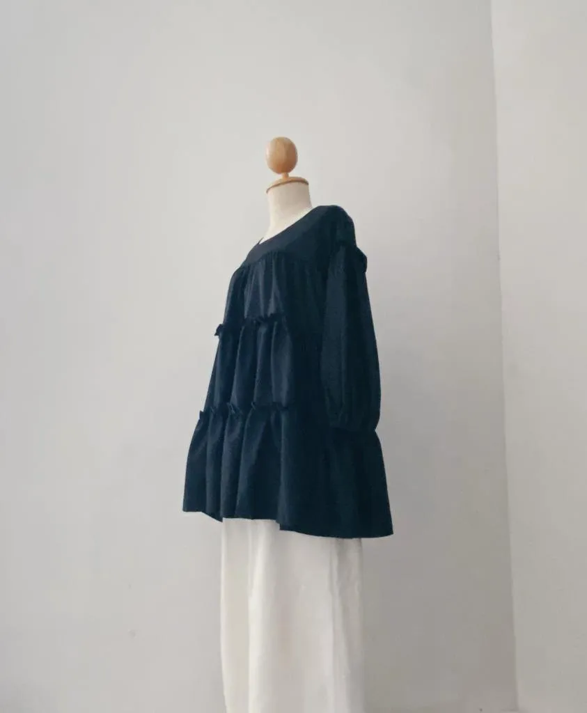 TIERED RUFFLE TOP