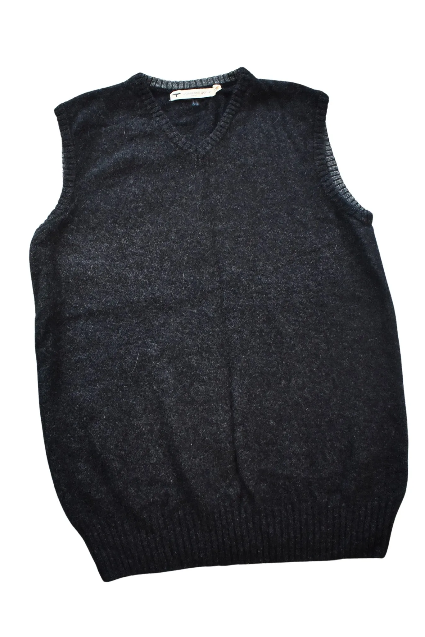 Untouched World NZ made possum merino silk vest, M