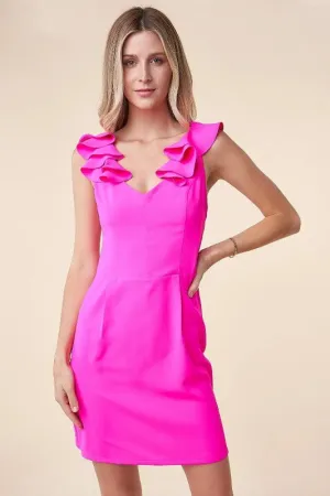 Up All Night Open Back Flirty Dress