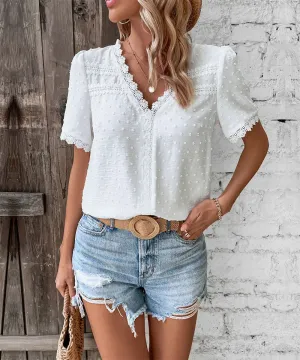 Vanya™ – ELEGANT V-NECK SUMMER TOP