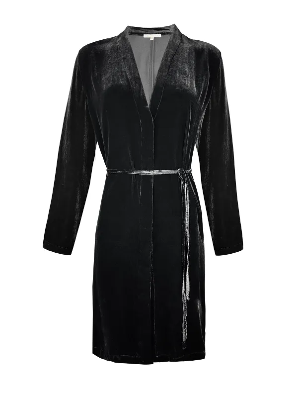 Velvet Duster - Black