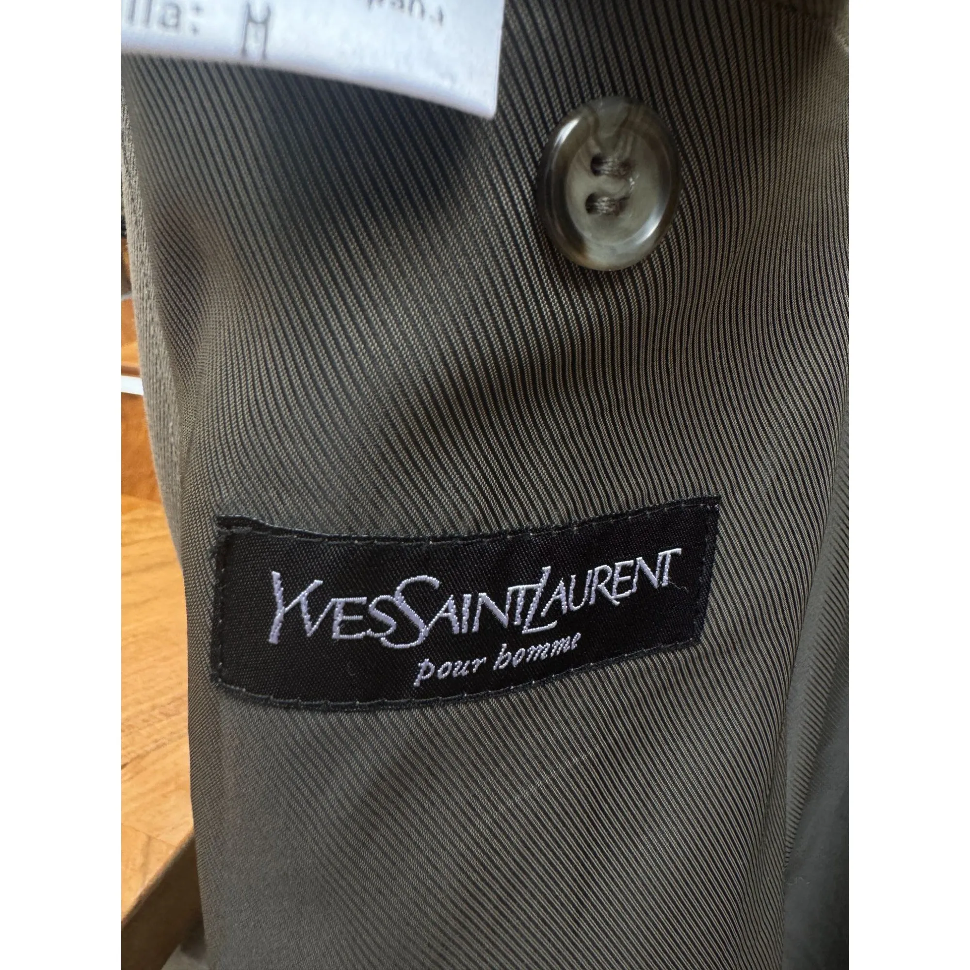 Vintage Kaki Mac Coat Unisex