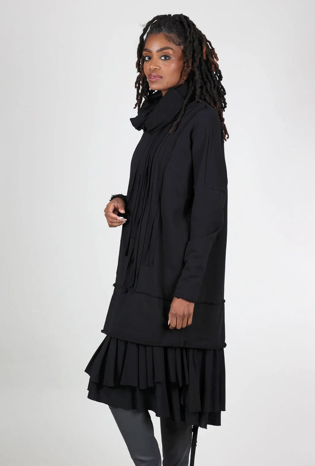 Vivienne Oversized Dress, Black