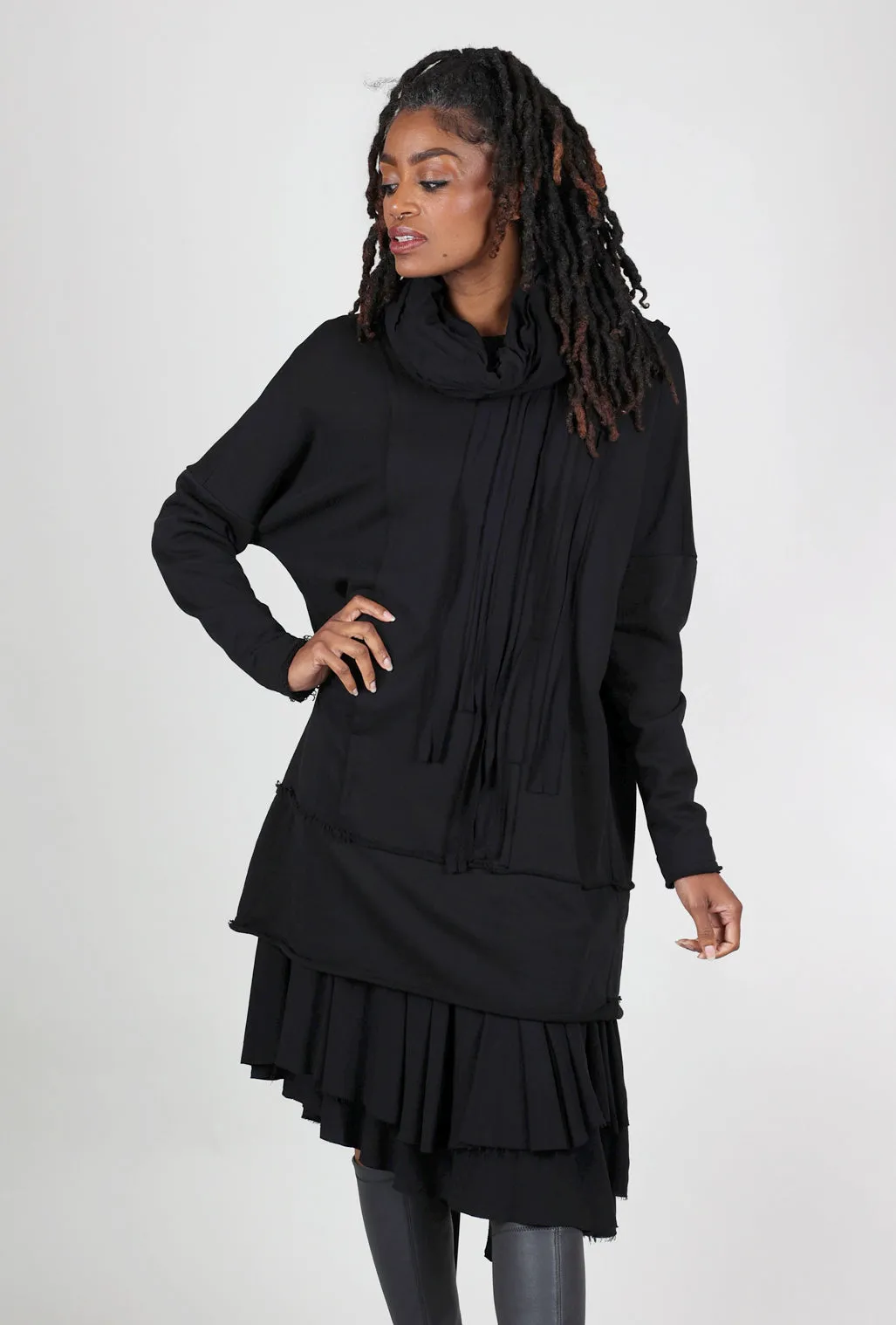 Vivienne Oversized Dress, Black