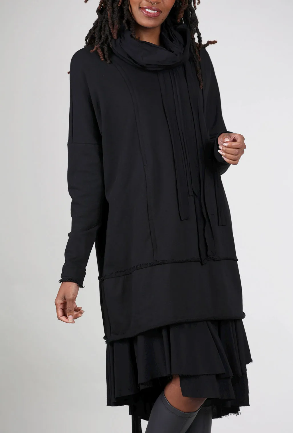 Vivienne Oversized Dress, Black