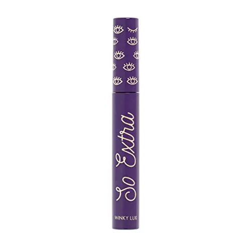 Winky Lux | So Extra Mascara | Voluminous Mascara | Lengthening Mascara | Black Mascara | Eye Makeup, 0.27 fl Oz, Matte Black