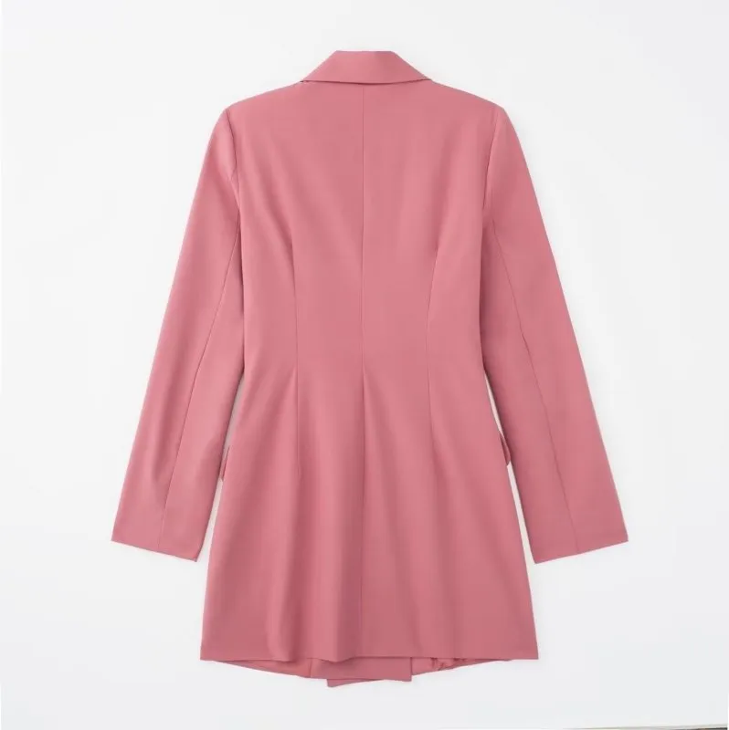 Women Wear Autumn Elegant Blazer Dress